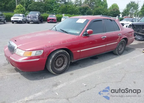 2000 Mercury Grand Marquis Ls из США, поврежденный, VIN 2MEFM75W1YX635485